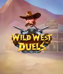  Immerse yourself in the wild world of "Wild West Duels" by Pragmatic Play, featuring a tough gunslinger ready for a showdown. The image features a resolute cowboy with crossed pistols, set against a dusty Western town. His focused expression and detailed attire capture the essence of the Old West. The game's title is clearly displayed in a striking font, complementing the adventurous theme. 